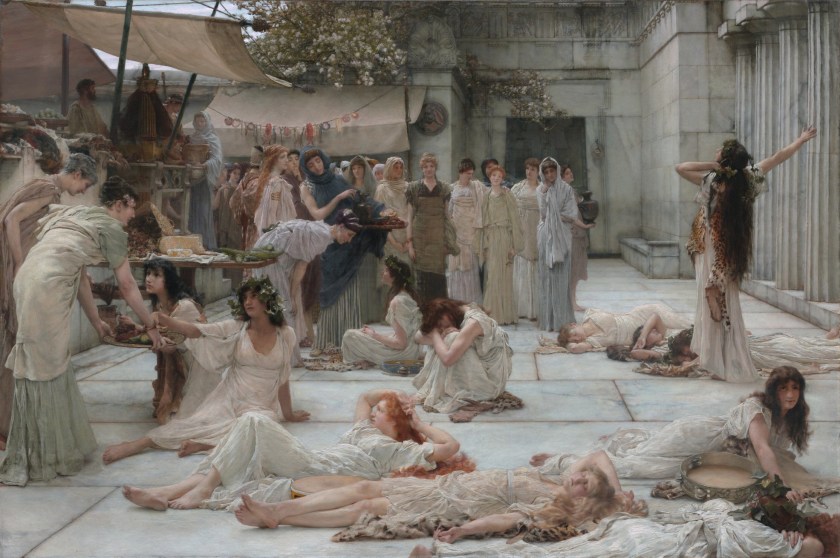 The women of Amphissa, by Lawrence Alma-Tadema