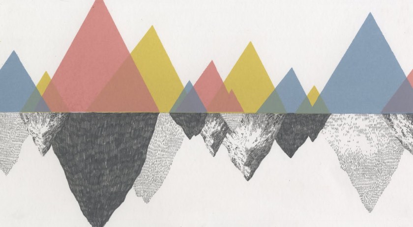 Larte concettuale di Jamie Mills non si ferma alla botanica si espande a esplorare nuovi livelli e piani, a dipingere una nuova dimensione delle montagne