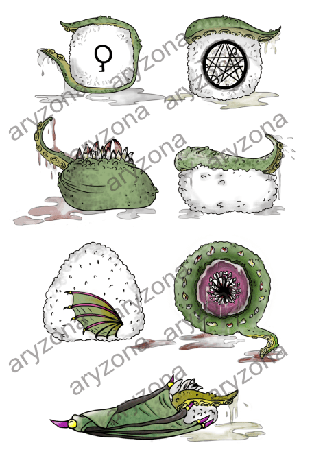 WATERMARK CTHULHU'S SUSHI VERTICALE