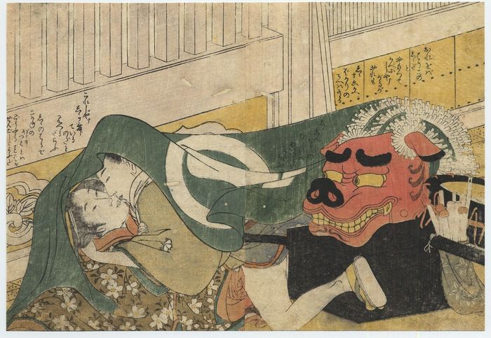 6 ritraenti la vita del kotaishi, principe ereditario che si dava ai piaceri erotici nel suo palazzo di primavera.