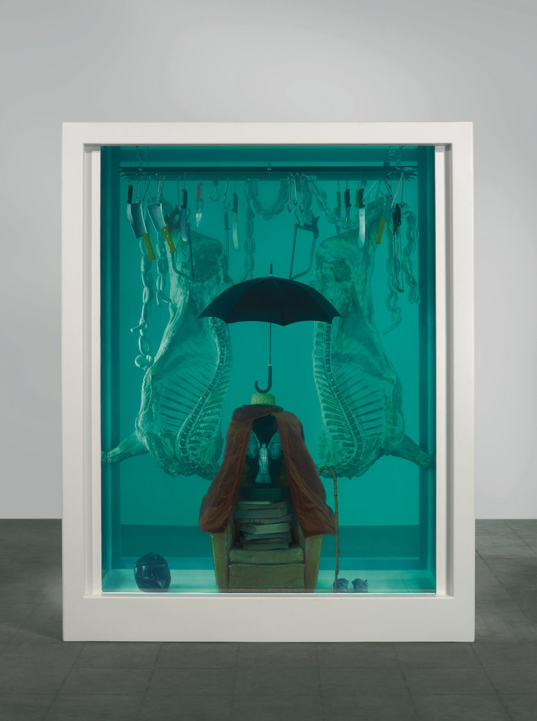 23 in seguito si trasforma nella Ricerca dell_Oblio di Damien Hirst, dove non v_è spazio per il divino, ma solo per questa sensazione di profanazione emotiva e fisica.