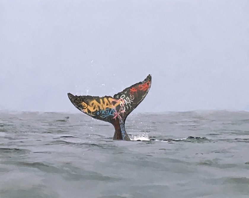 28 Tramite la sua arte digitale Josh Keyes ci mostra l_aspetto metropolitano degli oceani e delle terre emerse,